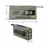 Nešiojamasis FM radijas MANTA RDI401G su saulės baterija, dinaminiu įkrovikliu, 4000–4500 mAh baterija, 5V USB išėjimu, 3W, žibintuvėlis