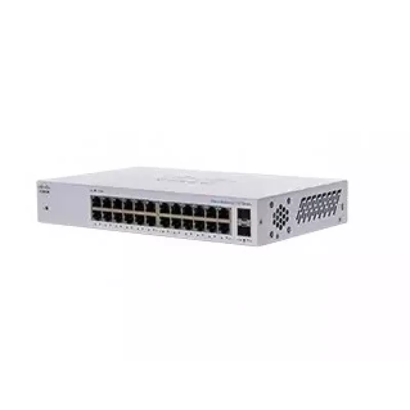 CBS110 Nevaldomas 24 prievadų GE, 2x1G SFP bendrinami