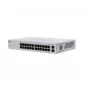 CBS110 Nevaldomas 24 prievadų GE, 2x1G SFP bendrinami