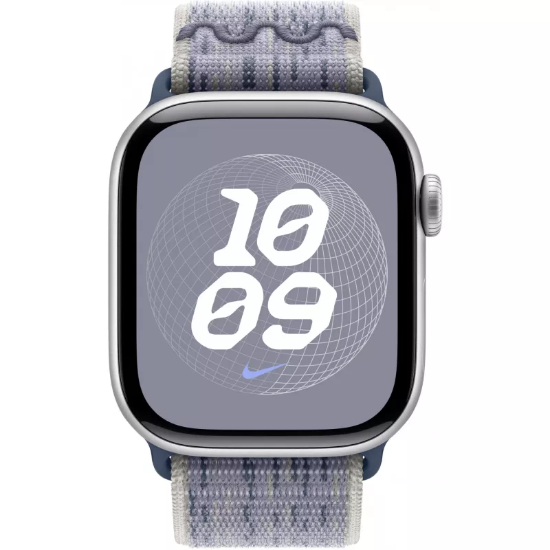 42 mm pilkai mėlynas „Nike Sport Loop“