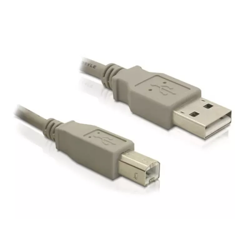 DELOCK 82215 USB laidas 1,8 m USB A USB B pilkas