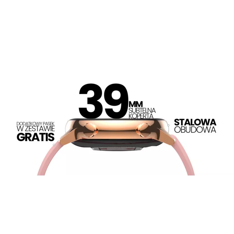 Išmanusis laikrodis Manta Alexa Mini SWU502BK Juoda