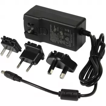 Maitinimo blokas ALLNET ALL-PSU12V5A-EUUSUK 12V 5A kintamosios srovės/nuolatinės srovės adapteris su EU/US/UK kištukais