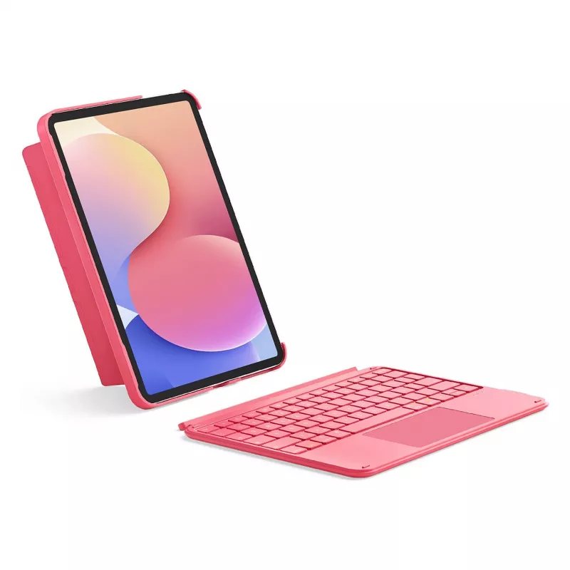 Klaviatūros dėklas su jutikline dalimi Inateck KB04122, skirtas iPad 11 inch/Air, QWERTZ, raudonas