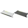 LogiLink - pataisų skydelis - montuojamas į stovą - RJ-45 X 12 - šviesiai pilkas, RAL 7035 - 0,5U - 25,4 cm (10)