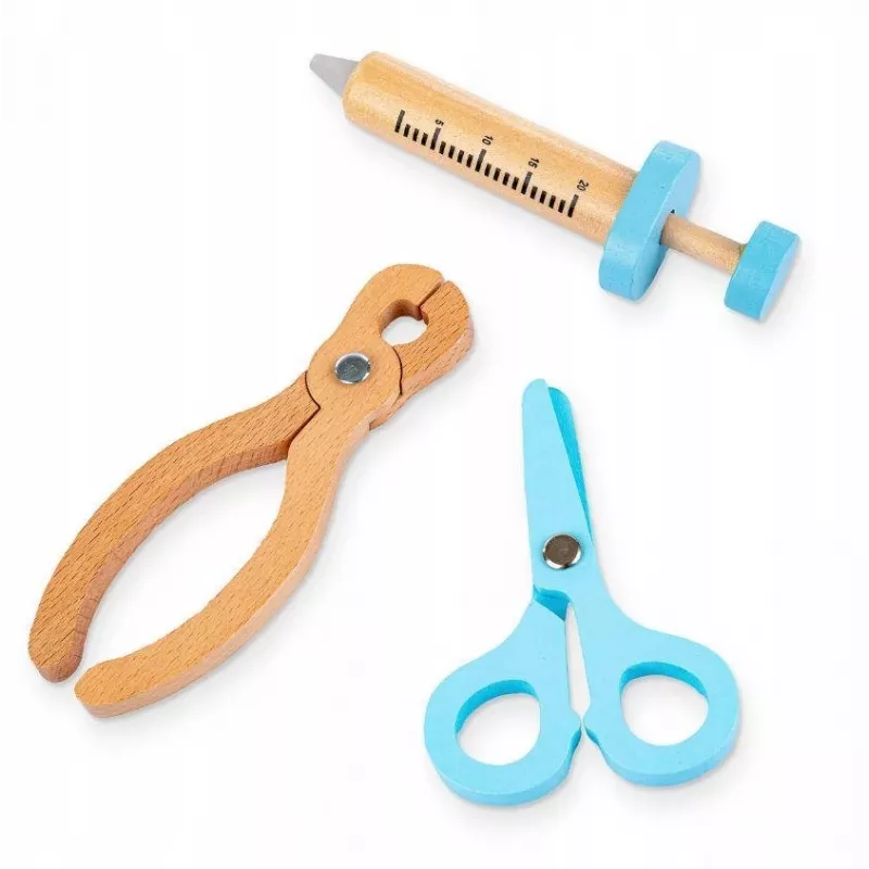 Vaikiškas medicininis žaidimų rinkinys Extralink Little Doctor Case, 43 vnt.