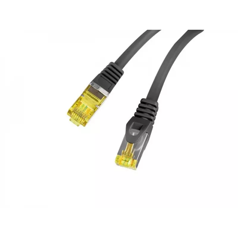 Tinklo kabelis Lanberg PCF6A-10CU-0100-BK juodas 1m Cat6a S/FTP