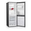 Šaldytuvas-šaldiklis MPM MPM-215-KB-39/E — 215 l, apatinis šaldiklis, tamsus inoksas, apgręžiamos durys, LED apšvietimas