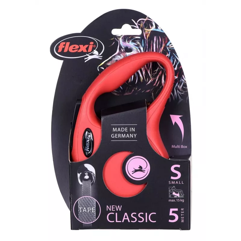 FLEXI nauja Classic S - ištraukiamas pavadėlis - 5 m
