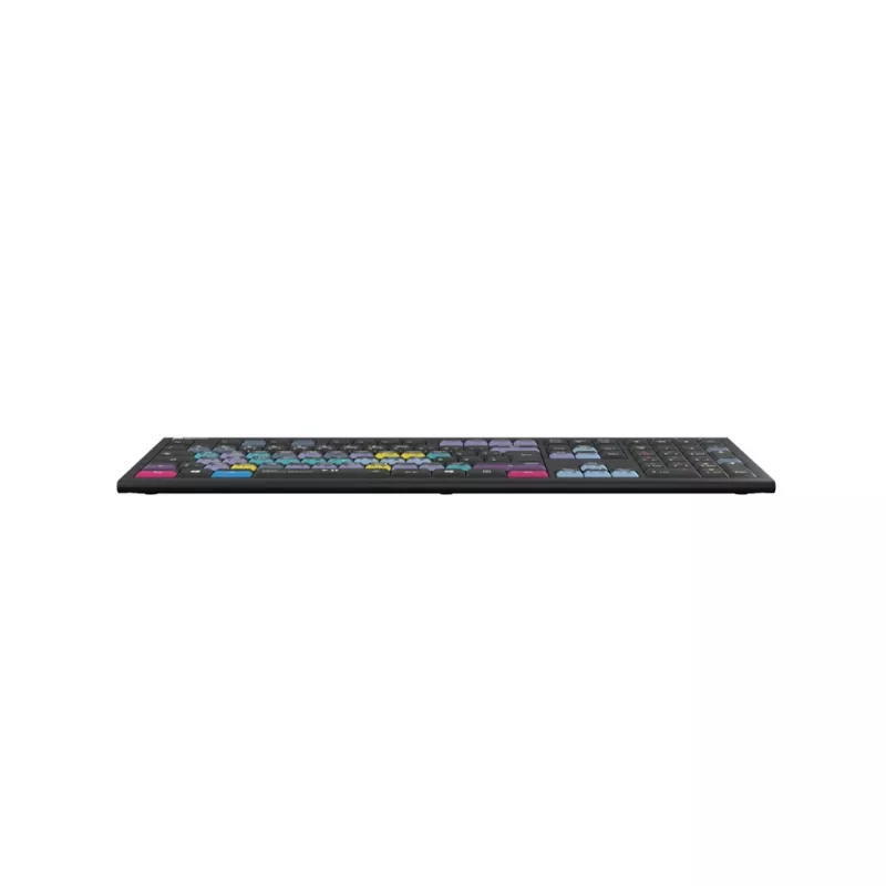 Logickeyboard ASTRA 2 klaviatūra USB QWERTZ angliška juoda pilno dydžio 108 klavišai