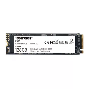 Patriot Memory P300P128GM28 Vidinė kietojo kūno atmintinė M.2 128 GB PCI Express NVMe