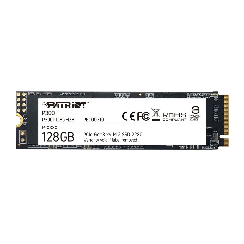 Patriot Memory P300P128GM28 Vidinė kietojo kūno atmintinė M.2 128 GB PCI Express NVMe