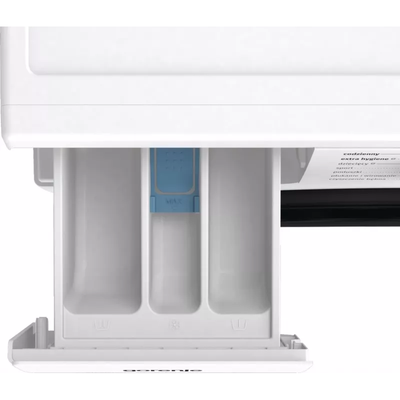 Atskirai stovinti skalbimo mašina Gorenje W3NGPI72SBS, 7 kg, 1200 aps./min., inverterinis variklis, garų funkcija, 15 programų, balta
