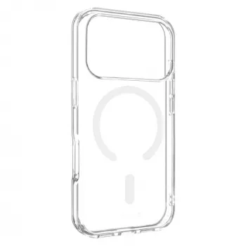 Fixed nugarėlės dangtelis | Apple | iPhone 17 Pro | TPU/PC | Skaidrus | MagPure