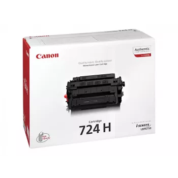 Canon CRG-724H tonerio kasetė, 1 vnt., Originali, juoda