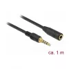 Garso kabelis DeLOCK 85629 1 m 3,5 mm juodas
