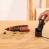 Belaidis elektrinis šlifuoklis su priedais 12V CASALS CMG1205BC