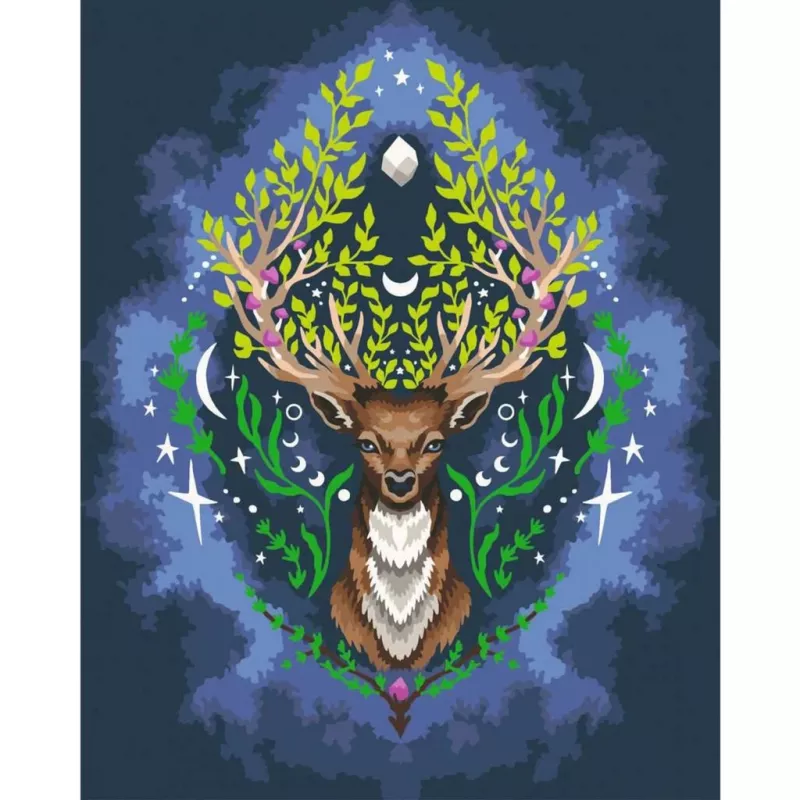 CreArt - Pixie Cold: Mystic Deer, Painting