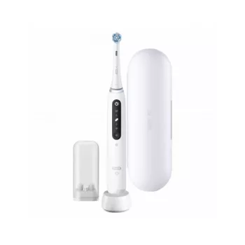 Oral B IO5 elektrinis dantų šepetėlis su dėklu Quite White 1 vnt.