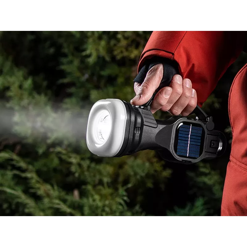 Žibintuvėlis TRACER Camping Torch 47140, įkraunamas nuo saulės, atsparus vandeniui