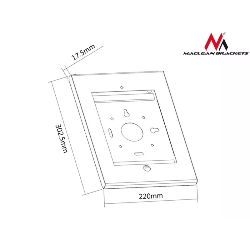 Maclean MC-676 Support De iPad 2/3/4/Air/Air2 protect Contre Le