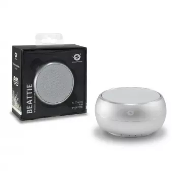 Conceptronic BEATTIE belaidis Bluetooth garsiakalbis, sidabrinis, 3 W, 150–20000 Hz, belaidis, 3.0+HS, Micro-USB, sidabrinis