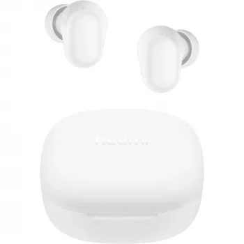 Belaidės į ausis įstatomos ausinės Xiaomi Buds 6 Play su Bluetooth, USB Type-C įkrovimu, baltos