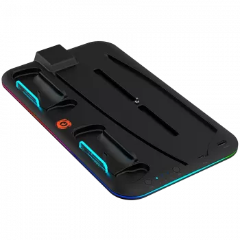 Aušinimo stovas CANYON CS-5 RGB PS5 su įkrovimo funkcija, modelis CND-CSPS5B