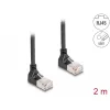 Delock 80282 eterneto komutacinis kabelis juodas