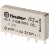 Finder PCB galios relė 24 V DC 170 mW (34.51.7.024.4010)