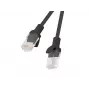 LANBERG tinklo kabelis RJ-45 Cat5e PCU5-20CC-0050-BK, U/UTP, 0,5 m, juodas, CCA laidininkas