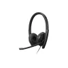 Lenovo 4XD1P83425 ausinės / laisvų rankų įranga Laidinės Ant galvos Skambučiai / Muzika USB Type-A Juoda