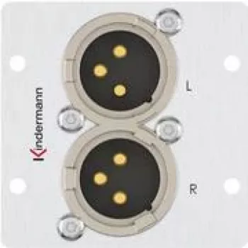 XLR kištukinis lizdas Kindermann 7444000578