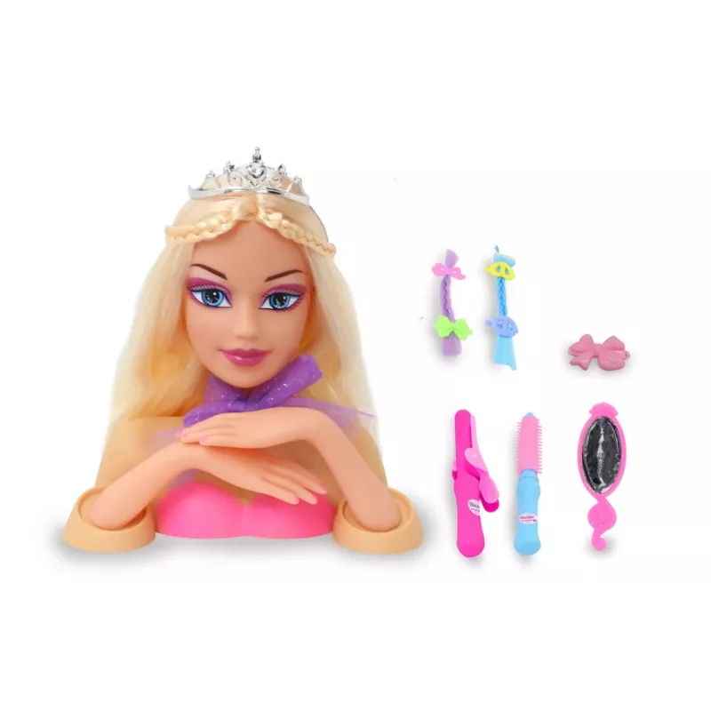 JAMARA „Bella Styling“ kirpimo manekeno galvutės rinkinys, šukavimas, nuo 3 metų