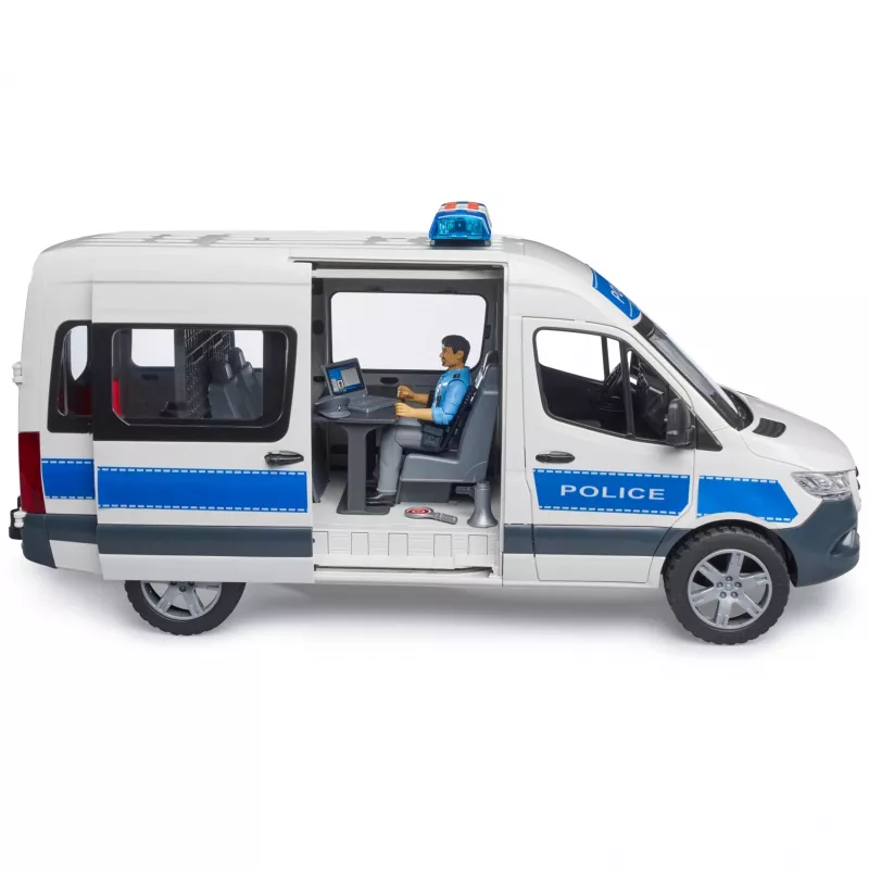 Mercedes-Benz Policijos Sprinter rinkinys su figūrėle ir šviesos/garso moduliu