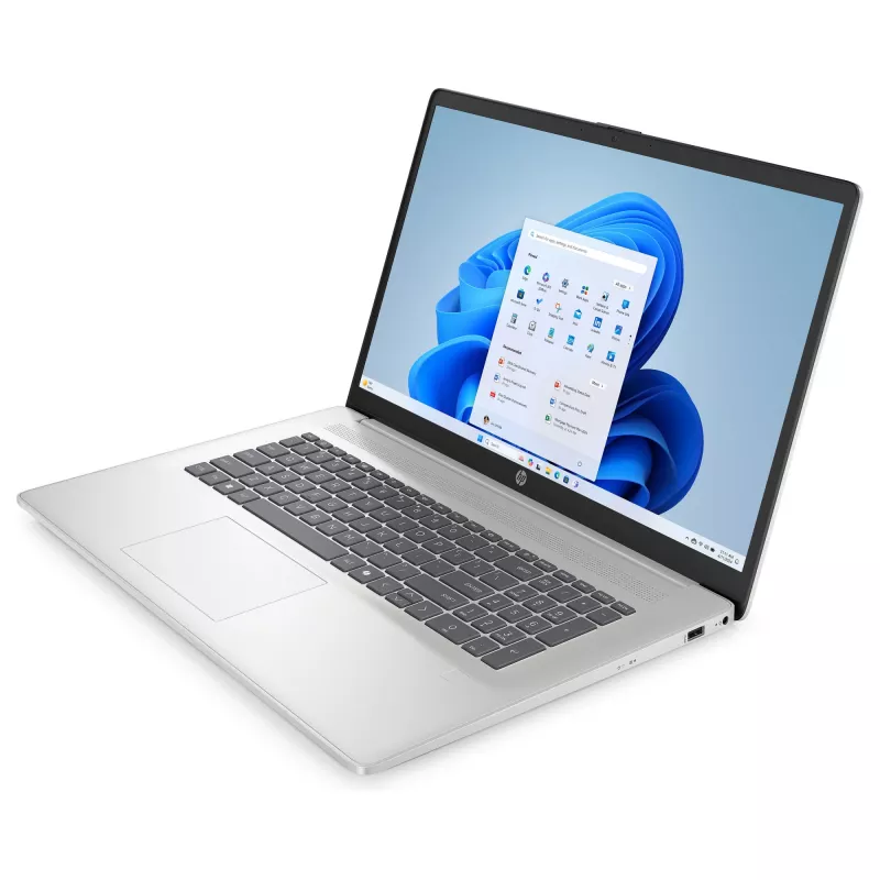 HP 17 cp2640ng – Nešiojamas kompiuteris 17,3 col. Ryzen3 8GB 512GB SSD FHD sidabrinis (C94HSEA)