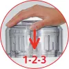 Tefal DPA 130 LA MOULINETTE 1000 1000 W permatoma, balta