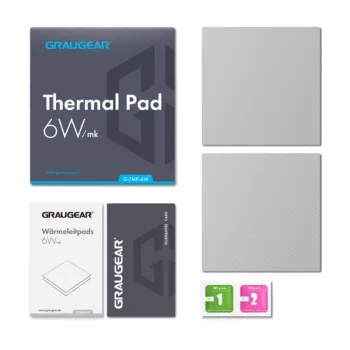 Termo tarpinė GrauGear G-TMP-6W 100×100×1 mm, šilumos laidumas 6 W/m·K