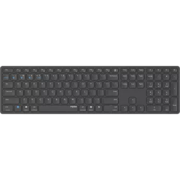 Hama E9800M klaviatūra, biuro, Bluetooth, QWERTZ, vokiška, pilka, pilno dydžio, belaidė