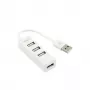 Sbox H-204W USB 4 prievadų šakotuvas Coconut Balta