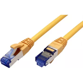 Value 21.99.1934 RJ45 tinklo kabelis, komutacinis kabelis CAT 6a S/FTP 0,30 m Geltonas 1 vnt.