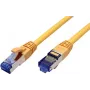 Value 21.99.1934 RJ45 tinklo kabelis, komutacinis kabelis CAT 6a S/FTP 0,30 m Geltonas 1 vnt.