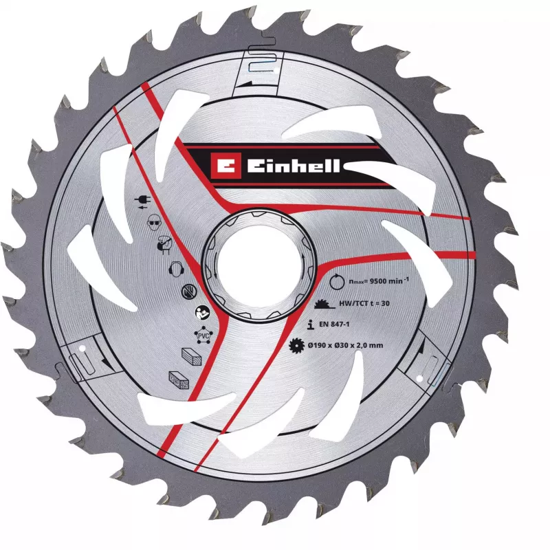 KWB diskinis pjūklo diskas TCT Ø 190 x 30 mm, 2,0 mm, 30 dantų
