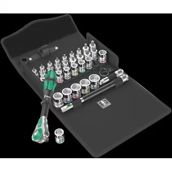 Wera 05003536001 8100 SB All-in Zyklop Speed reketinis rinkinys, 3/8 colio, 35 vnt.