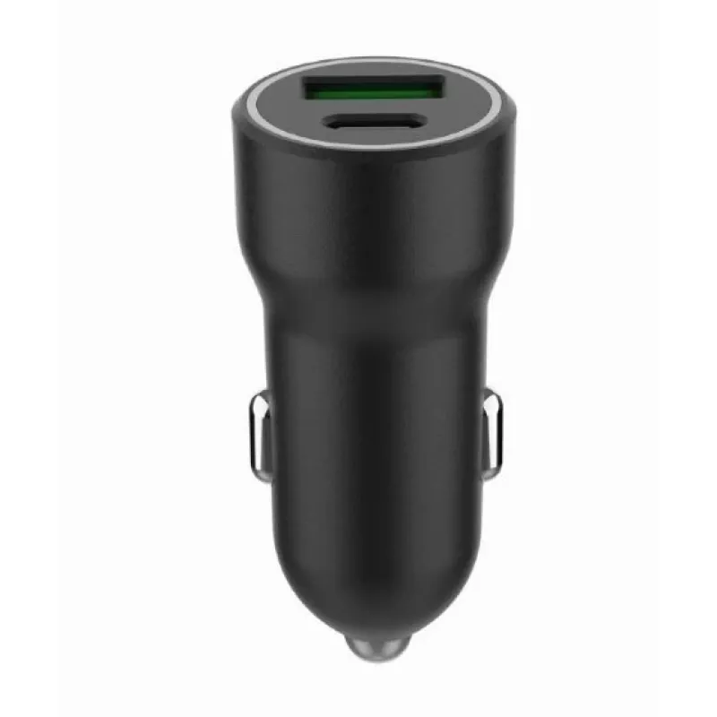 Gembird automobilinis maitinimo adapteris - USB Type-A ir C PD - 20W