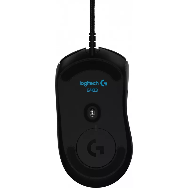 G G403 Prodigy žaidimų pelė, dešinė, optinė, USB Type-A, 12000 DPI, 1 ms, juoda