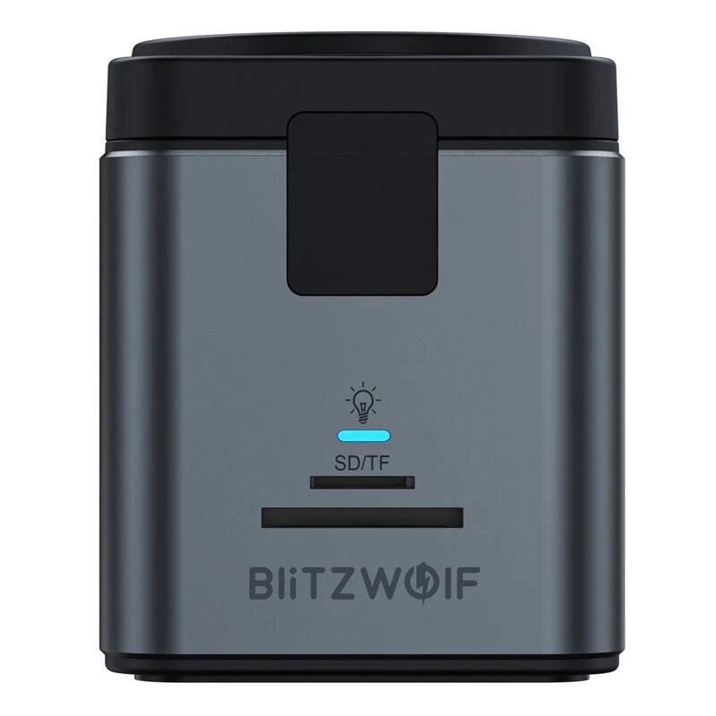 Dokų stotelė BlitzWolf BW-TH17 9-in-1 su 15W belaidžiu įkrovikliu — USB-C, HDMI, PD prievadai