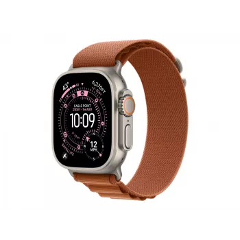 Apple MFTC4ZM/A išmaniojo laikrodžio aksesuarų apyrankė ruda, titano, poliesterio, spandekso