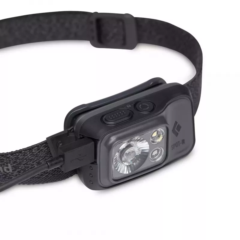Juoda Diamond SPOT 400-R HEADLAMP GRAPHITE priekinis žibintuvėlis