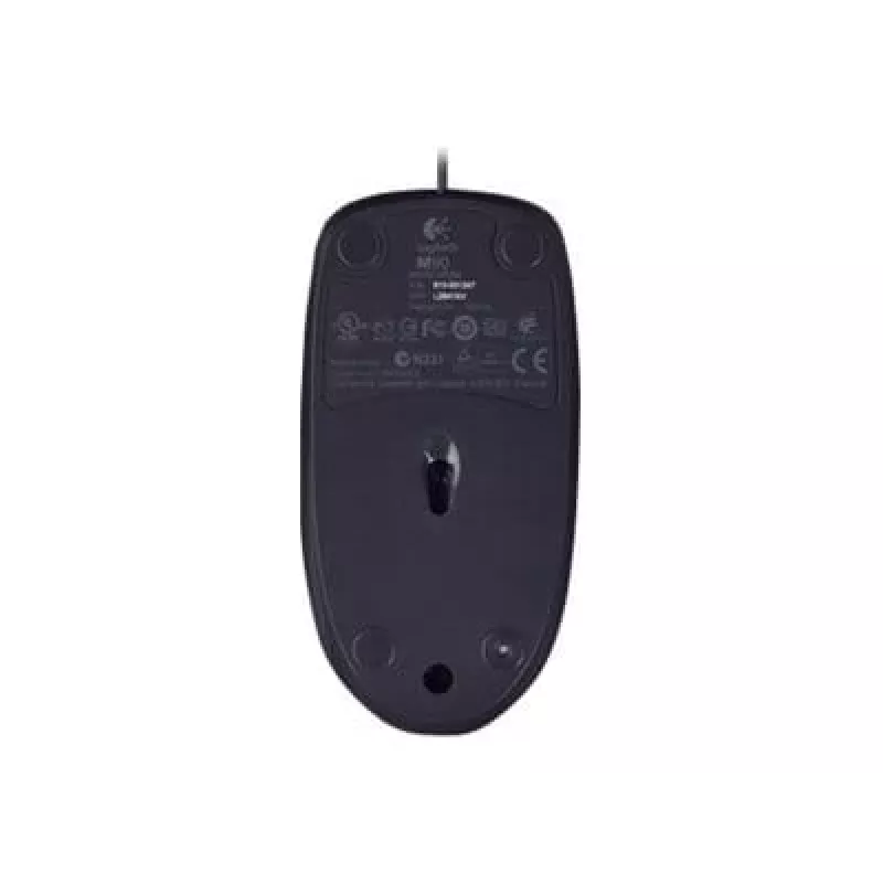 „Logitech M90“ laidinė optinė pelė biurui — 1000 DPI, abiem rankoms tinkama, USB Type-A, juoda